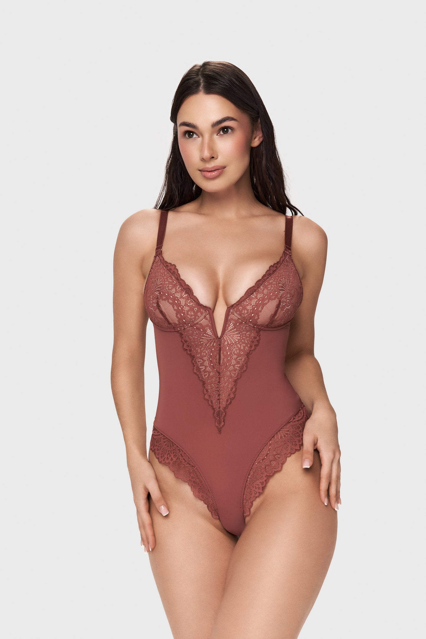 Stalkette SleekV Lace Bodysuit