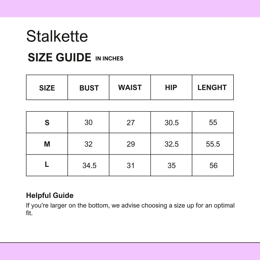 Stalkette SleekContour Full Sleeve Jumpsuit (New)