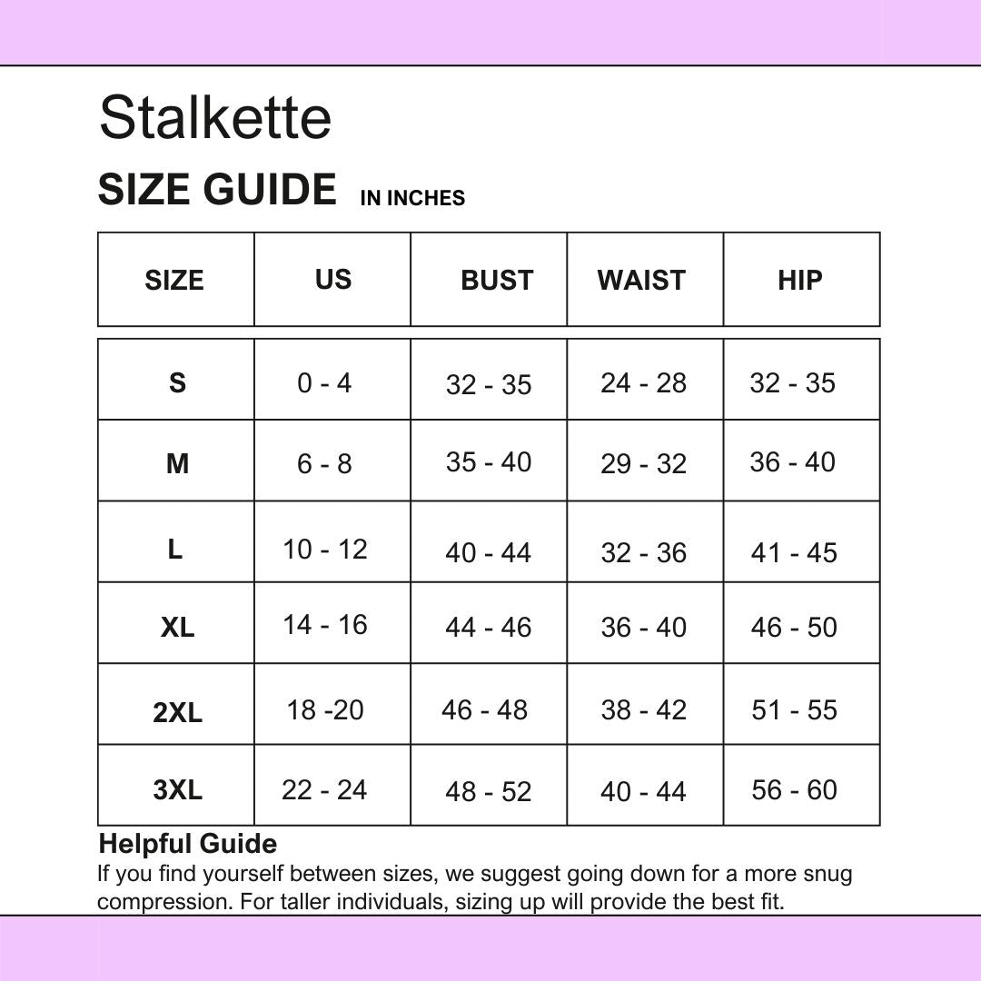 Stalkette Sleek&Short Round-Neck Bodysuit